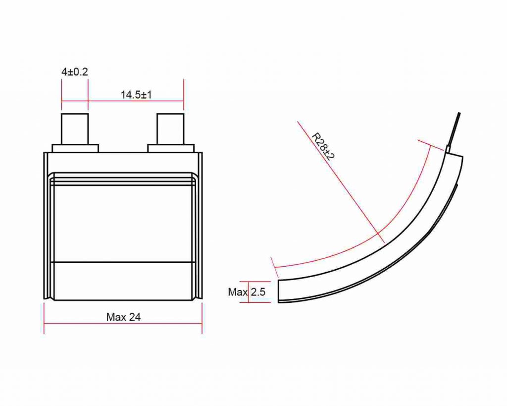 異形電池 異形電池