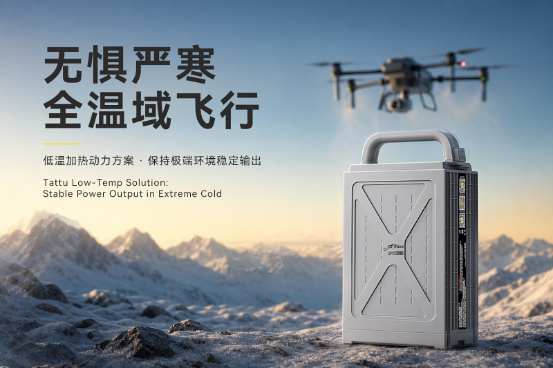 Tattu無(wú)人機(jī)低溫半固態(tài)電池方案